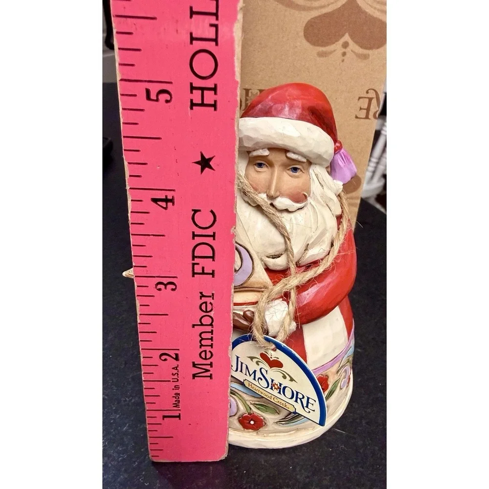 Jim Shore Heartwood Creek Christmas Spirit Fills My Sails figurine In Box Boat